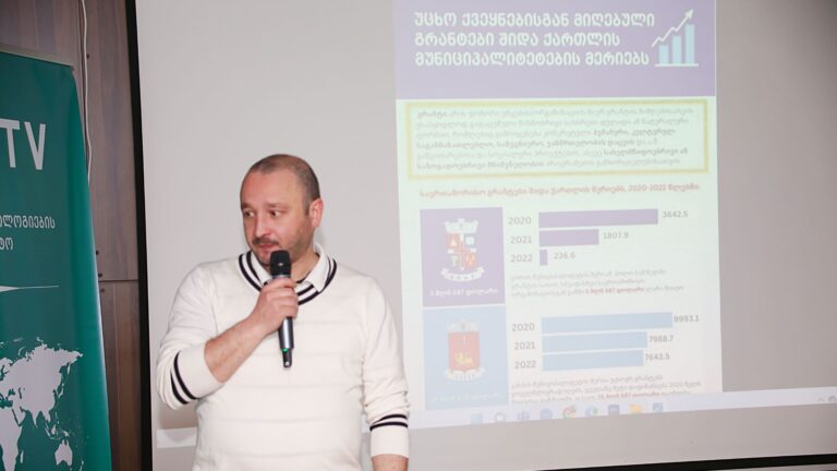 ვფიქრობ, უცხოურ გრანტებზე ჩემი საპრეზენტაციო თემა, ბევრ ადამიანს დააფიქრებს – ალექსანდრე ვალიაური