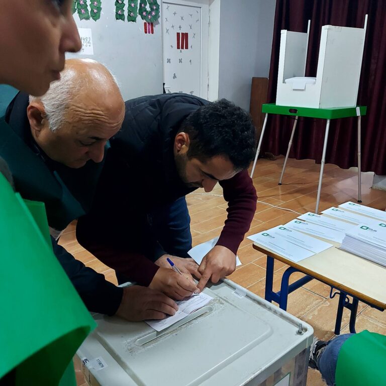 საოკუპაციო ხაზთან მდებარე სოფელ აძვში არჩევანი უკვე 70 -მა მოქალაქემ გააკეთა